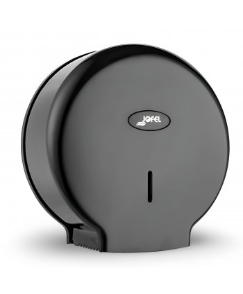 Dispenser de Hârtie Igienică Jofel SMART Negru pentru Role Jumbo – Design Modern și Funcționalitate pentru Spații Comerciale