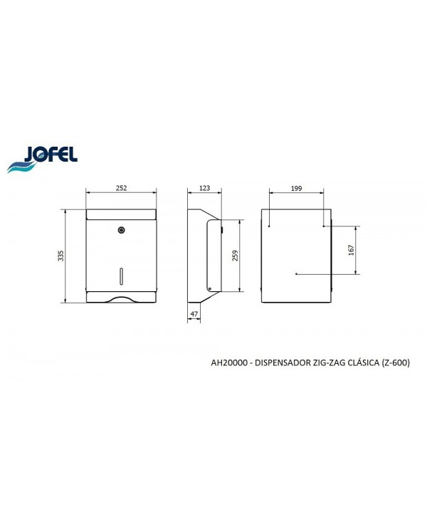 Dispenser Prosoape Hartie Pliate din Otel Zincat Jofel, Trafic Intens, Antivandalism🛡️, Anticoroziv💧 Dispenser Prosoape Hartie Pliate din Otel Zincat Jofel, Trafic Intens, Antivandalism🛡️, Anticoroziv💧