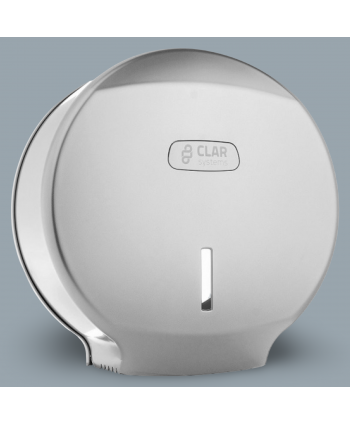 Dispensere hartie igienica - Dispenser de Hârtie Igienică CLAR Systems I-NOVA în Finisaj Argintiu Cromat – Eleganță și Funcționalitate pentru Spații Moderne - arli.ro