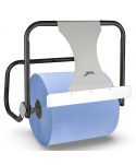 Dispenser industrial din otel cu fixare pe perete pentru role de hârtie mari Jofel – Rezistență maximă și utilizare profesională Dispenser industrial din otel cu fixare pe perete pentru role de hârtie mari Jofel – Rezistență maximă și utilizare profesională