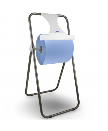Dispenser industrial de podea din otel Jofel – Stabilitate, rezistență și mobilitate pentru role mari de hârtie