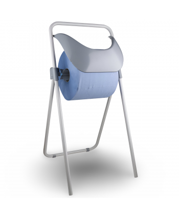 Dispenser industrial de podea din metal si plastic Clar Systems – Stabilitate și eficiență pentru role mari de hârtie