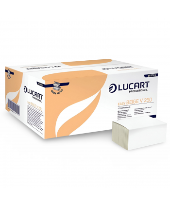 Prosoape de maini din hartie reciclata gri, 1 str, 5000 buc, 20 pach x 250 servetele, 21,5 x 25 cm, Lucart 863064