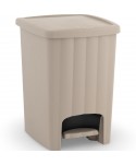 Coș de Gunoi 20L cu Pedală și Capac 🇮🇹 Cappuccino – Design Elegant și Igienă Fără Compromisuri
