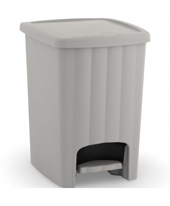 Coș de Gunoi 20L cu Pedală și Capac 🇮🇹 Grey Stone – Design Compact și Igienă Fără Compromisuri