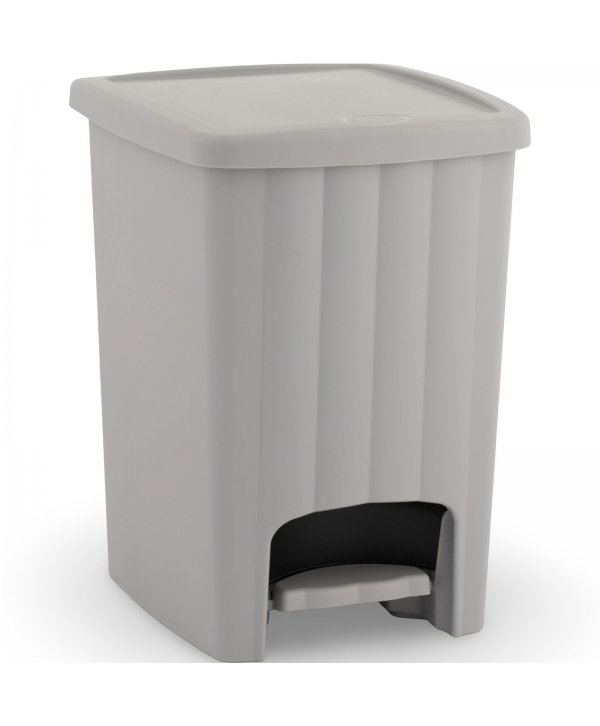 Coș de Gunoi 20L cu Pedală și Capac 🇮🇹 Grey Stone – Design Compact și Igienă Fără Compromisuri Coș de Gunoi 20L cu Pedală și Capac 🇮🇹 Grey Stone – Design Compact și Igienă Fără Compromisuri