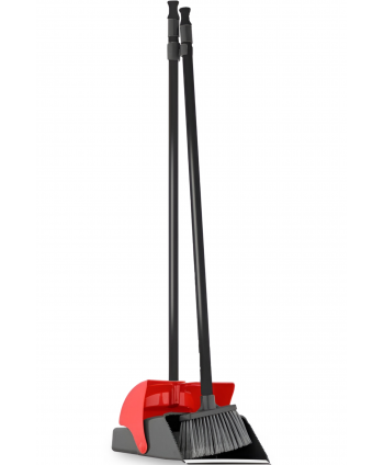 Set matura si faras profesional cu coada inalta reglabila pe inaltime, capac rabatabil, lamela cauciuc, rosu, cf cod culori UE