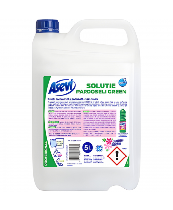 Acasa - Asevi Profesional Pardoseli Green 5L – Detergent Concentrat cu Parfum Proaspăt Verde - arli.ro