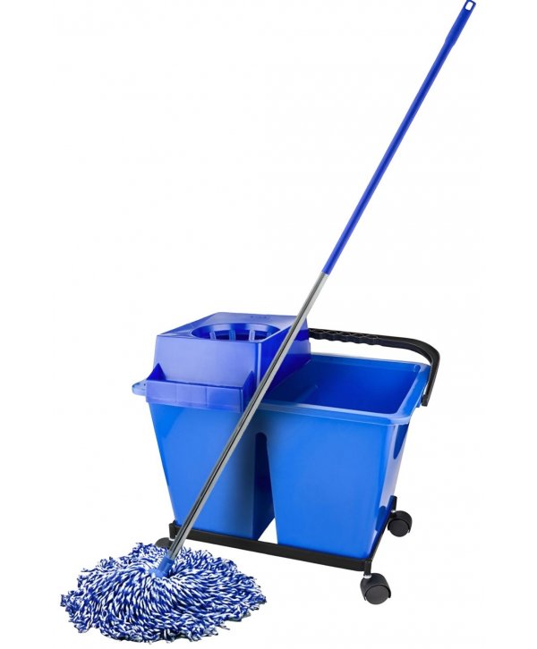Set Profesional Curățenie ArliPlus® Albastru 🇪🇸 – Găleată cu Dublu Compartiment + Mop Microfibră + Mâner Aluminiu Set Profesional Curățenie ArliPlus® Albastru 🇪🇸 – Găleată cu Dublu Compartiment + Mop Microfibră + Mâner Aluminiu