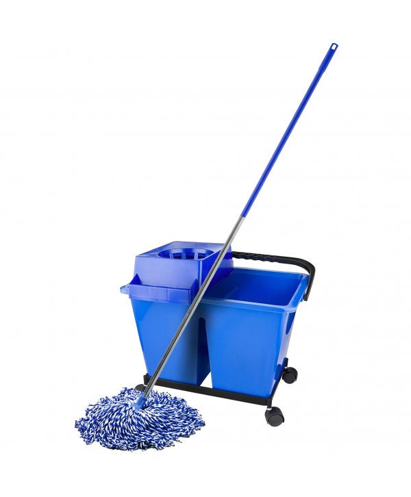 Set Profesional Curățenie ArliPlus® Albastru 🇪🇸 – Găleată cu Dublu Compartiment + Mop Microfibră + Mâner Aluminiu Set Profesional Curățenie ArliPlus® Albastru 🇪🇸 – Găleată cu Dublu Compartiment + Mop Microfibră + Mâner Aluminiu