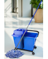 Set Profesional Curățenie ArliPlus® Albastru 🇪🇸 – Găleată cu Dublu Compartiment + Mop Microfibră + Mâner Aluminiu