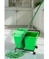 Set Profesional Curățenie ArliPlus® Verde 🇪🇸 – Găleată cu Dublu Compartiment + Mop Microfibră + Mâner Aluminiu