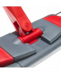 Mopuri profesionale - Suport metalic pentru mop plat profesional 40 cm, cu buzunare, roșu – Durabilitate și eficiență pentru spații sanitare - arli.ro