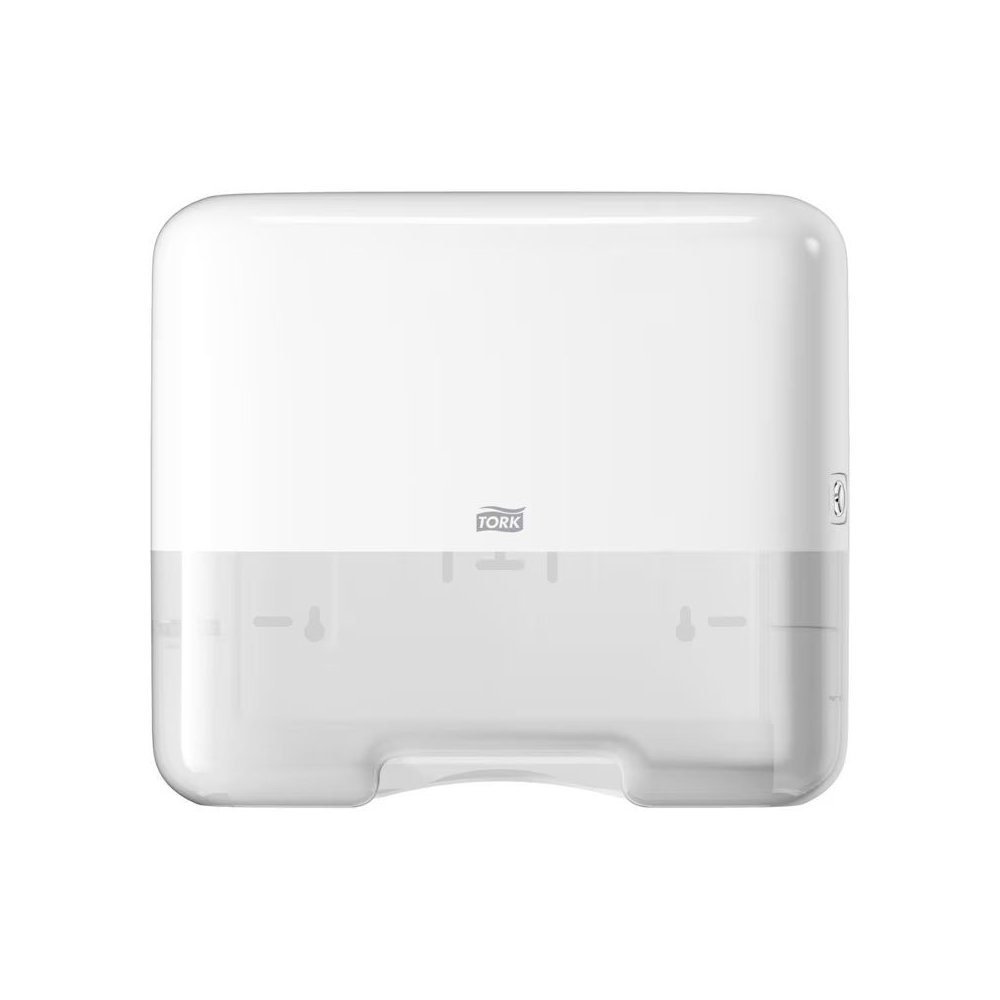 Dispenser Prosoape Hârtie Pliată Tork H3 Mini – Alb, cod 553100 🇸🇪