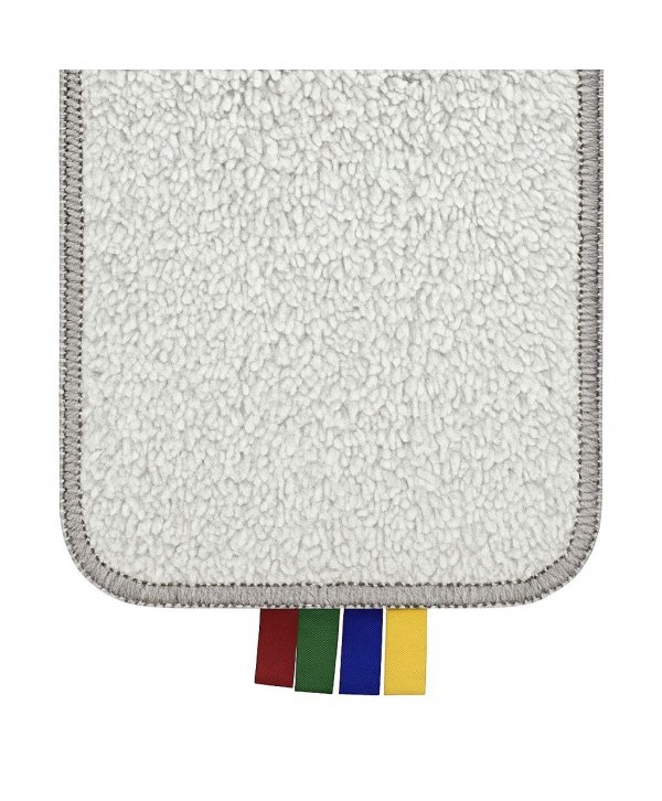 Mop plat din microfibră cu scai Velcro și etichete pe culori Mop plat din microfibră cu scai Velcro și etichete pe culori