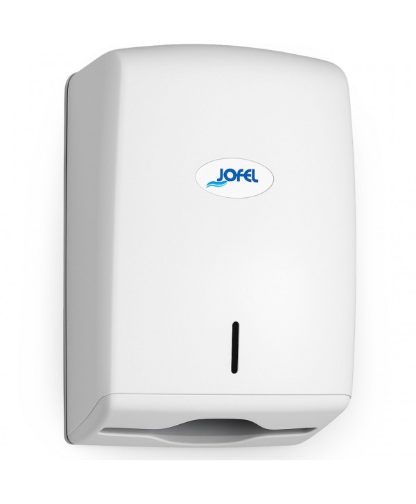 Dispenser Prosoape de Maini Pliate Jofel SMART Alb – Soluția Compactă și Economică pentru Distribuirea Servetelelor Dispenser Prosoape de Maini Pliate Jofel SMART Alb – Soluția Compactă și Economică pentru Distribuirea Servetelelor
