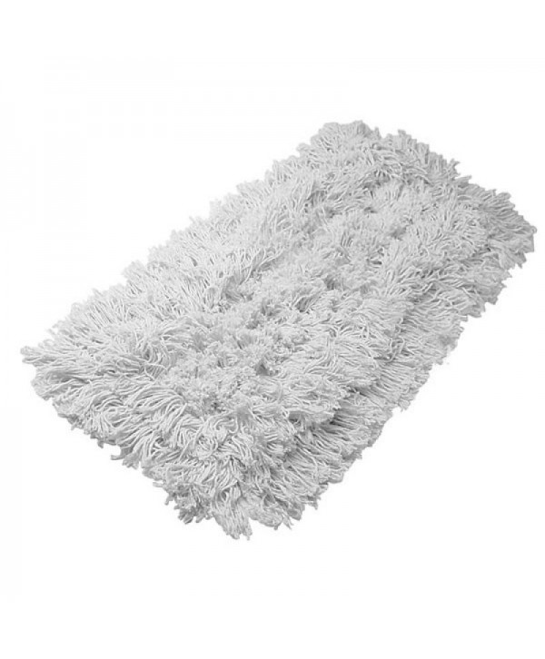 Mopuri profesionale - - Mop Profesional Plat cu Buzunare, Bumbac, 40 cm – Absorbție Superioară și Compatibilitate cu Sistem B4 - arli.ro