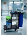 Cărucior de Curățenie ArliPlus® M720 – Configurație Profesională pentru Igienă Avansată și Organizare Modulară