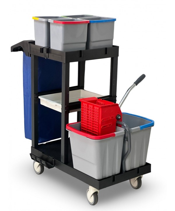 Cărucior de Curățenie ArliPlus® Evo Complet – Performanță și Versatilitate Maximă