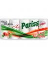 10 🧻 Hârtie Igienică Pariss - 3 Straturi | 100% Celuloză | 10 Role | Parfum de Piersică