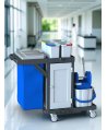 Cărucior de Curățenie Profesional ArliPlus® M58A – 2×22 L, 4×8 L, Sac 120 L și Uși Magnetice