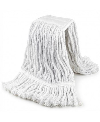 Produse de curatenie profesionale - Mop Profesional Kentucky din Bumbac cu Fire Lungi, 400g – Putere Ridicată de Absorbție 💧 Compatibil Sistem K2 - arli.ro