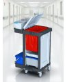 Cărucior de Curățenie ArliPlus® M35 – Compact, Versatil și Ideal pentru Spații Medicale și Profesionale
