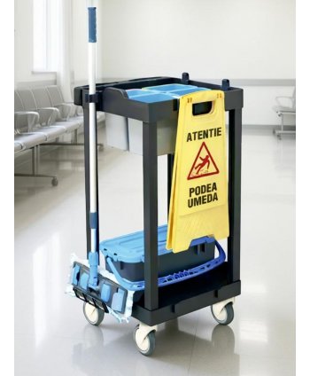 Cărucior de Curățenie ArliPlus® M21 – Flexibilitate, Organizare și Igienă Profesională