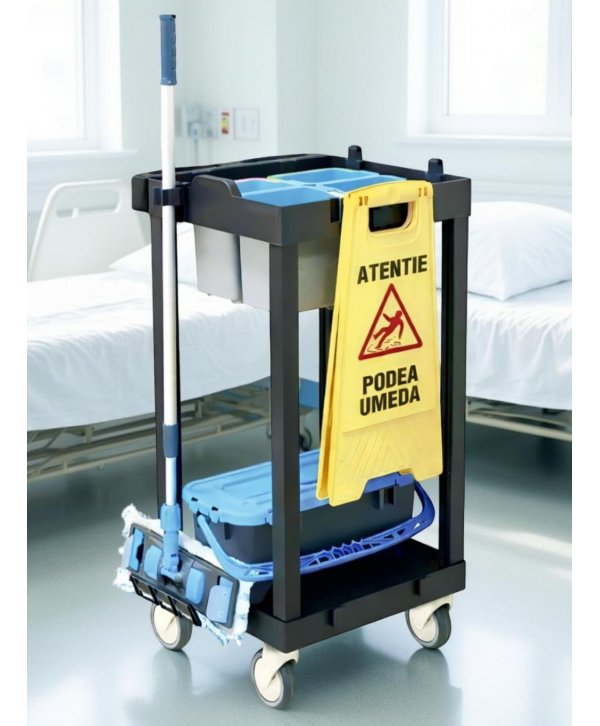 Cărucior de Curățenie ArliPlus® M21 – Flexibilitate, Organizare și Igienă Profesională