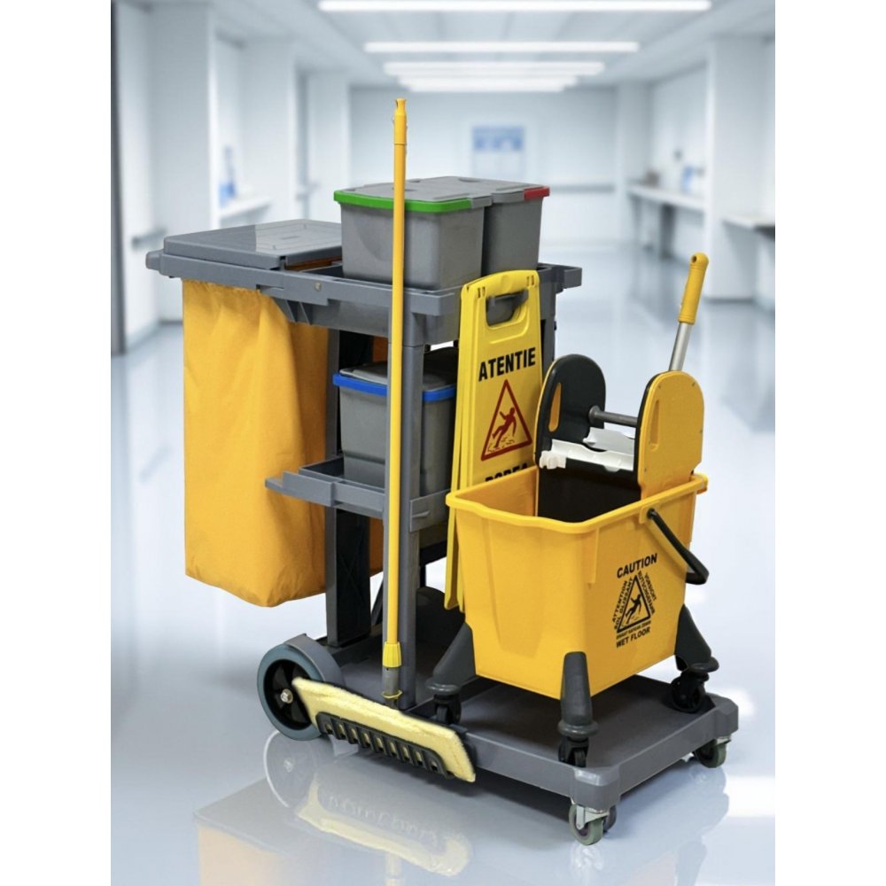 Carucior profesional ArliPlus M550 cu galeti si storcator