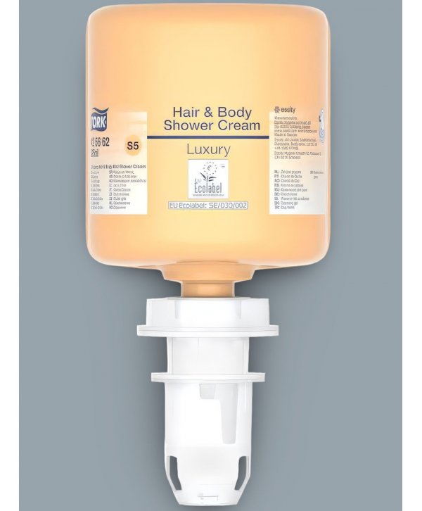 Cremă de Duș Luxury 3-în-1 Tork S5 – Rezervă Mini Păr & Corp 525 ml, Cod 425662 Cremă de Duș Luxury 3-în-1 Tork S5 – Rezervă Mini Păr & Corp 525 ml, Cod 425662