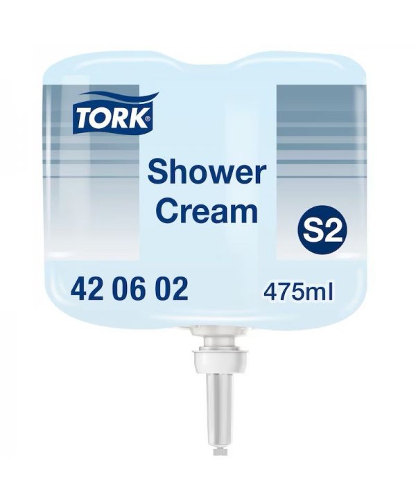Cremă de Duș & Șampon 2-în-1 Tork S2 Premium – Rezervă 475 ml, Cod 420602 Cremă de Duș & Șampon 2-în-1 Tork S2 Premium – Rezervă 475 ml, Cod 420602