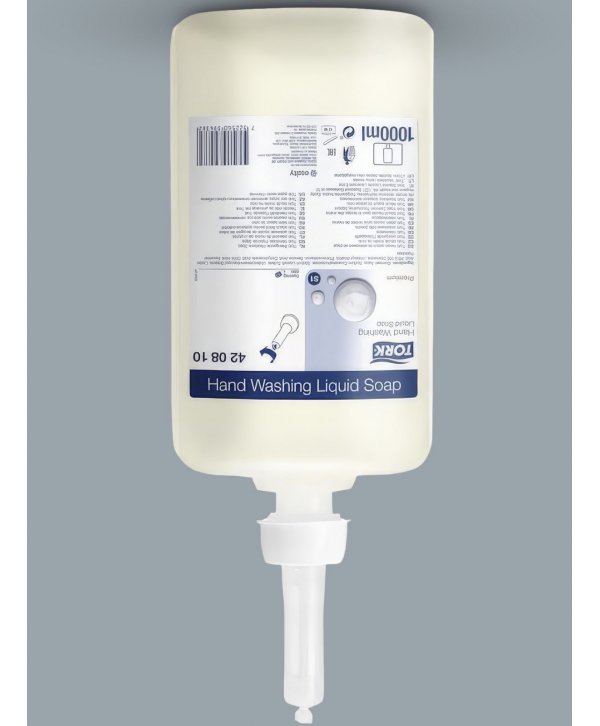 Săpun Lichid pentru Spălarea Mâinilor Tork Premium S1 – Rezervă 1000 ml, Cod 420810 Săpun Lichid pentru Spălarea Mâinilor Tork Premium S1 – Rezervă 1000 ml, Cod 420810