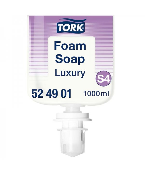 Săpun Spumă Luxury Tork S4 – Rezervă 1000 ml, Cod 524901 Săpun Spumă Luxury Tork S4 – Rezervă 1000 ml, Cod 524901