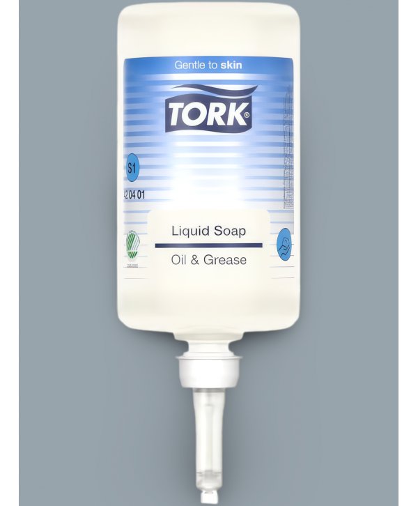 Săpun lichid Tork S1 pentru murdărie grea, uleiuri, grasimi – rezerva 1000 ml, Cod 420401 Săpun lichid Tork S1 pentru murdărie grea, uleiuri, grasimi – rezerva 1000 ml, Cod 420401