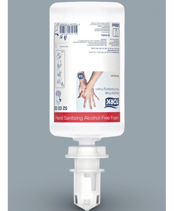 Igienizant de Mâini Spumă Tork S4 – Produs Fără Alcool, Rezervă 1000 ml, Cod 520202