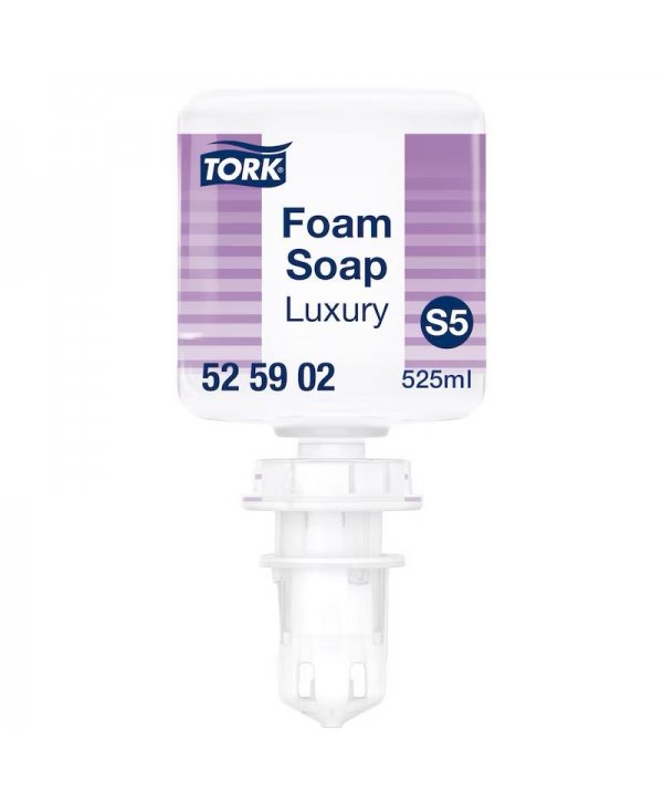 Săpun spumă pentru maini Tork Luxury S5 – Rezervă 525 ml, Cod 525902 Săpun spumă pentru maini Tork Luxury S5 – Rezervă 525 ml, Cod 525902