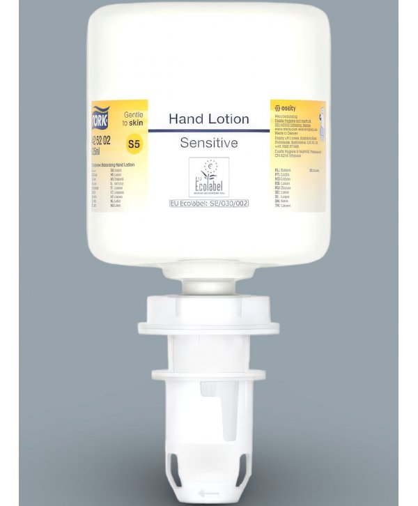 Loțiune pentru Ingrijirea Mâinilor Tork S5 Sensitive – Rezervă 525 ml, Cod 42 52 02
