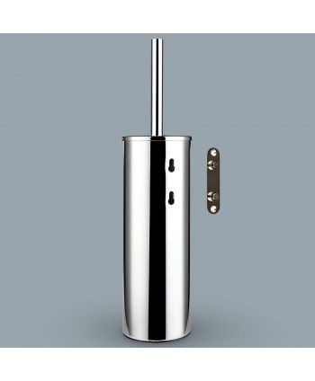  Acasa - Perie WC cu Suport Profesional din Inox AISI 304 – Grosime 1 mm, Finisaj Lucios, Montaj Perete / Pardoseală - arli.ro