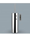 Perie WC cu Suport Profesional din Inox AISI 304 – Grosime 1 mm, Finisaj Lucios, Montaj Perete / Pardoseală