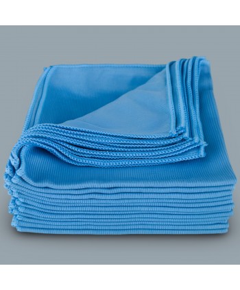 Pachet de 12 Lavete din Microfibră pentru Geamuri - Special Glass – Curățare Perfectă fără Urme