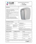 Uscatoare de maini si par - Uscator de maini, inox - Clar Systems Fast Dry - arli.ro