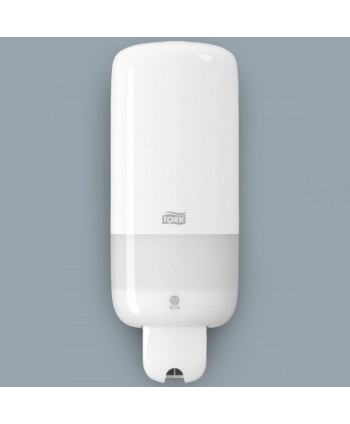  Dispenser / dozator sapun lichid - Dozator de sapun / dezinfectant, 1000 ml, reumplere cu rezerva, antipicurare, inchidere cu cheie, alb, Tork S1/S11, cod 560000 - arli.ro
