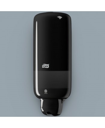  Dispenser / dozator sapun lichid - Dozator de sapun / dezinfectant, 1000 ml, reumplere cu rezerva, antipicurare, inchidere cu cheie, negru, Tork S1/S11, cod 560008 - arli.ro