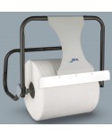 Dispenser industrial din otel cu fixare pe perete pentru role de hârtie mari Jofel – Rezistență maximă și utilizare profesională Dispenser industrial din otel cu fixare pe perete pentru role de hârtie mari Jofel – Rezistență maximă și utilizare profesională
