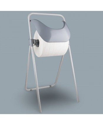 Dispenser industrial de podea din metal si plastic Clar Systems – Stabilitate și eficiență pentru role mari de hârtie