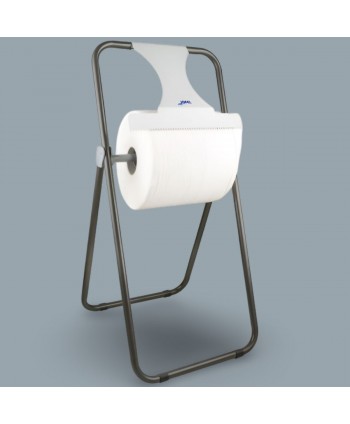Dispenser industrial de podea din otel Jofel – Stabilitate, rezistență și mobilitate pentru role mari de hârtie