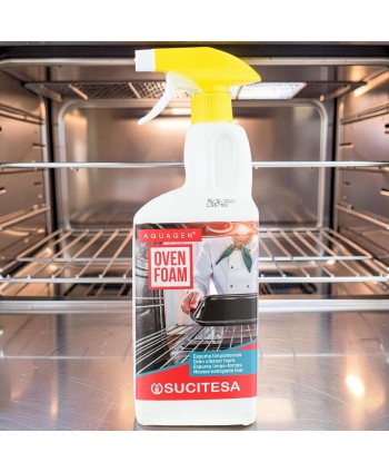 Detergenti profesionali - Aquagen Oven Foam 1L – Spumă Degresantă Profesională pentru Cuptoare, Plite și Grătare - arli.ro