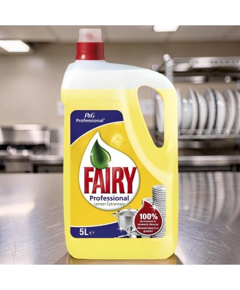 Fairy Professional Lemon 5L – Detergent Profesional pentru Vase cu Parfum de Lămâie
