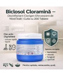 Produse de curatenie profesionale - Biclosol – Dezinfectant Clorigen Efervescent de Nivel Înalt cu Spectru Larg de Actiune – 200 Tablete - arli.ro